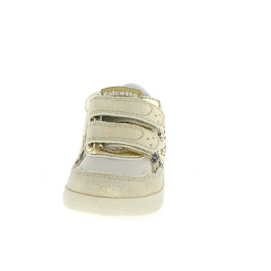 Falcotto Girl's Horis Vl Casual Shoes  - Leo/Platinum/Milk