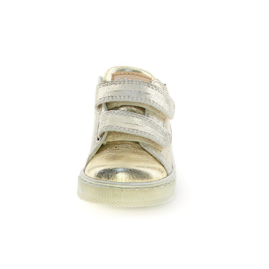Falcotto Girl's Twille Vl Casual Shoes - Metallic Pebbled Platinum