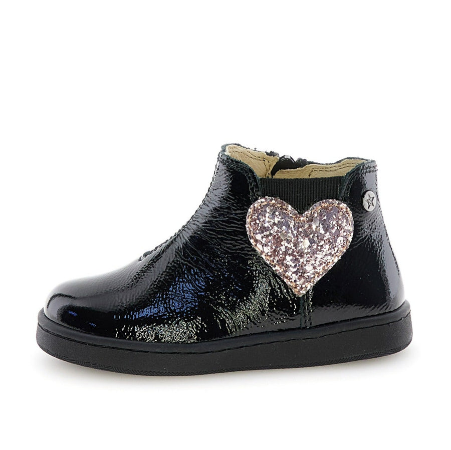 Naturino Girl's Glarny High 2 Ankle Boots with Zipper - Black