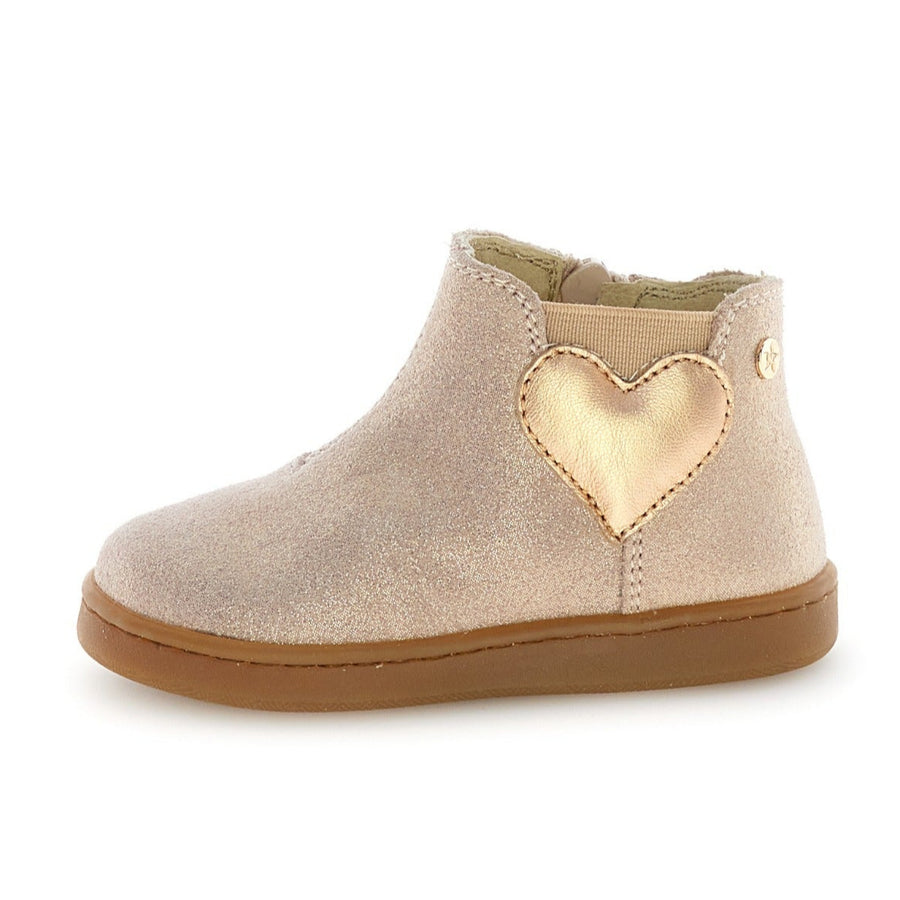 Naturino Girl's Glarny High 2 Ankle Boots with Zipper - Rose/Cipria