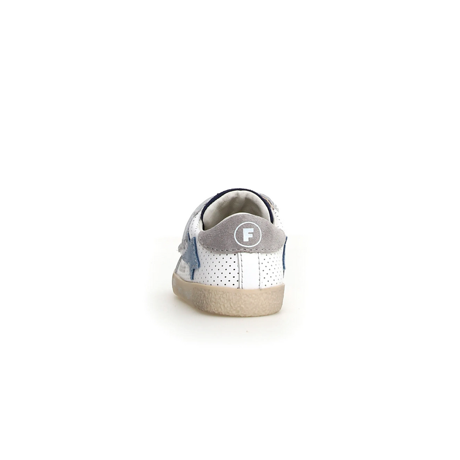 Falcotto Boy's Alnoite 2 Vl Casual Shoes - White-Celeste