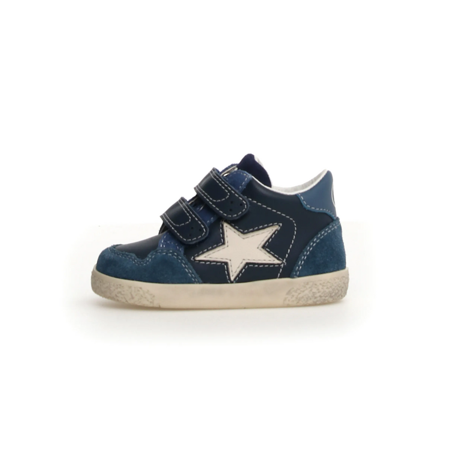 Falcotto Alnoite High 2 Vl Boy's Casual Shoes - Indigo/Navy/Azure