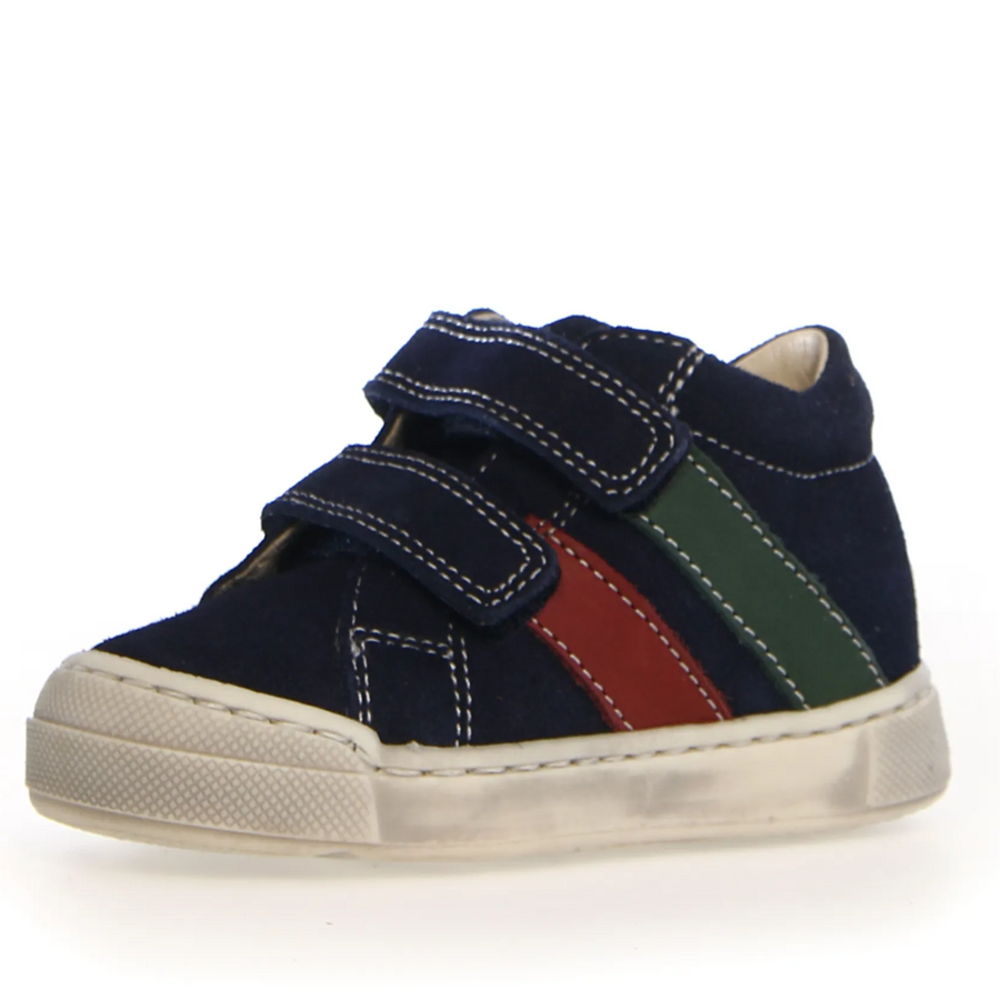 Falcotto Gazer Vl Boy's Casual Shoes - Navy/Green Bottle