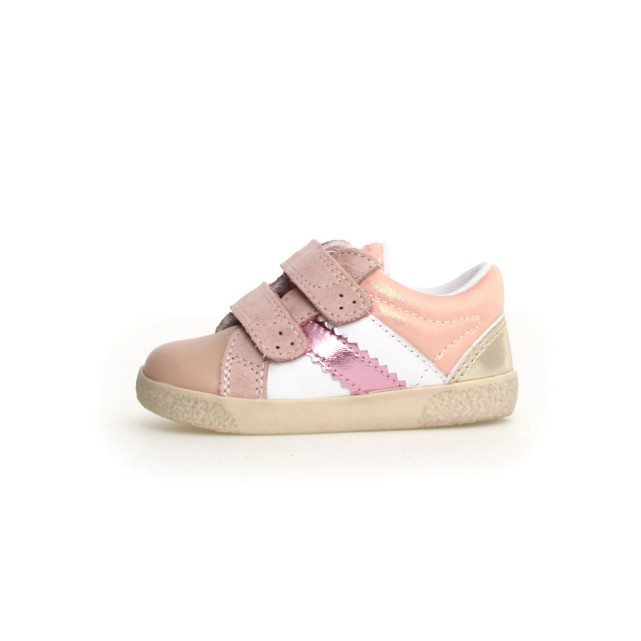 Falcotto Girl's Kilde Low Vl Casual Shoes - Metallic Cipria / White / Platinum