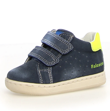 Falcotto Kiner Vl Boy's Casual Shoes - Navy/Yellow