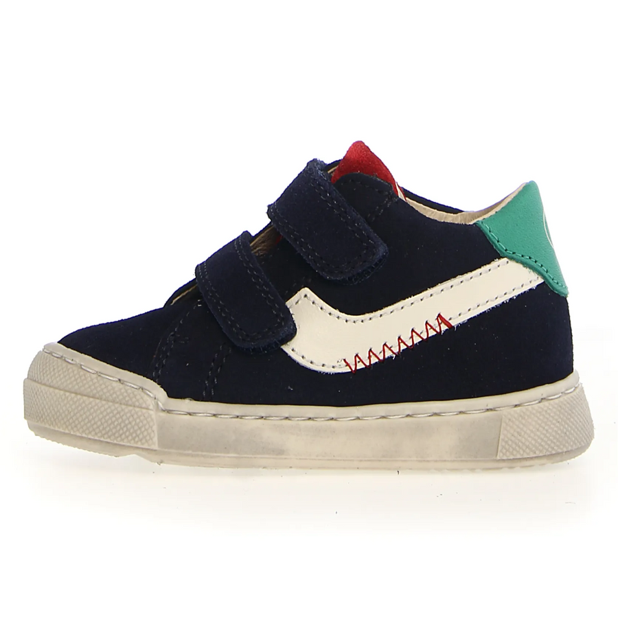 Falcotto Palom Vl Boy's and Girl's Casual Shoes - Navy/Milk/Green