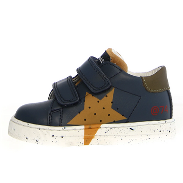 Falcotto Salazar 3 Vl Boy's Casual Shoes - Indigo/Zucca