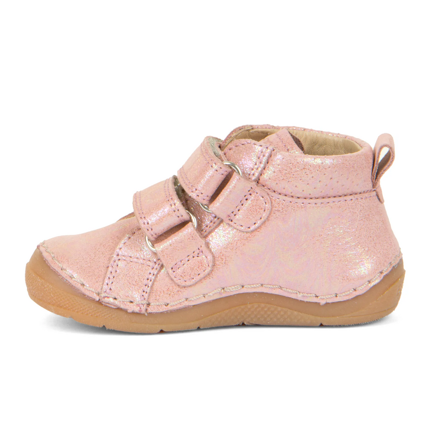 Froddo Girl's Paix  Casual Shoes with Hoop and Loop Closure - Pink Shine