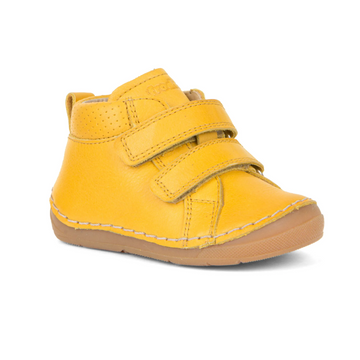 Froddo Boy's and Girl's Paix Casual Shoes with Hoop and Loop Closure - Dark Yellow