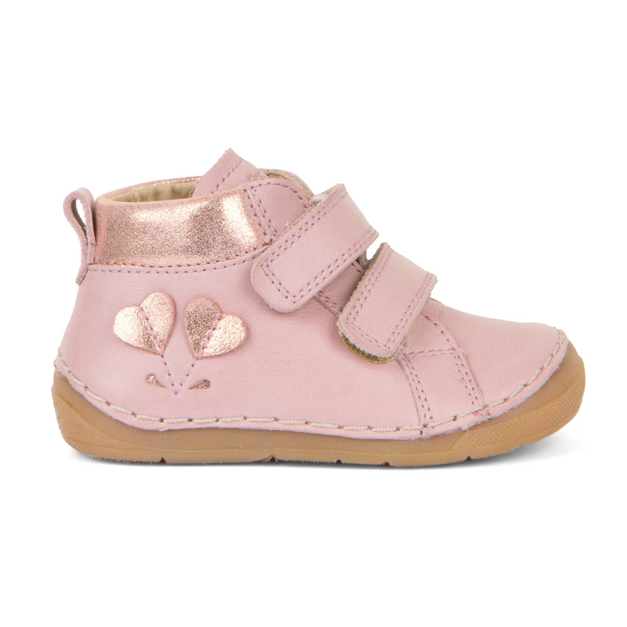 Froddo Girl's Paix  Casual Shoes with Hoop and Loop Closure - Pink+