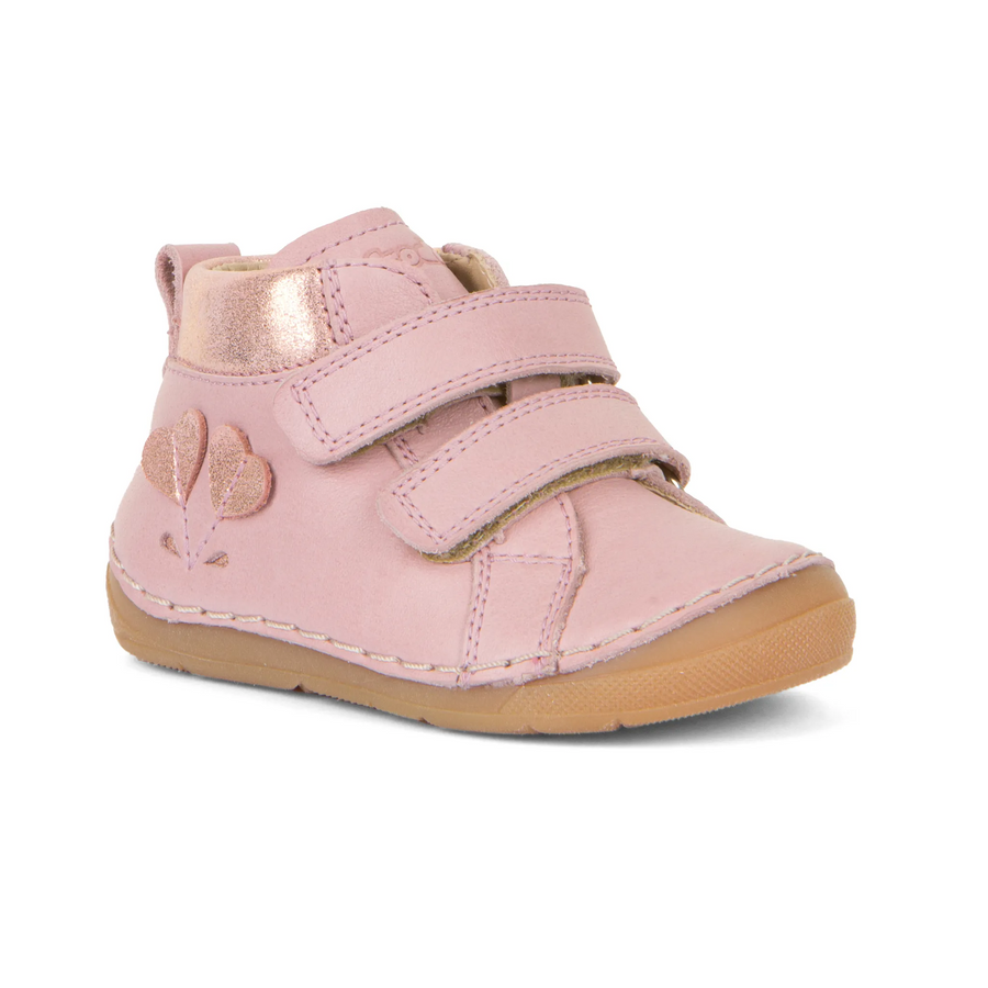 Froddo Girl's Paix  Casual Shoes with Hoop and Loop Closure - Pink+