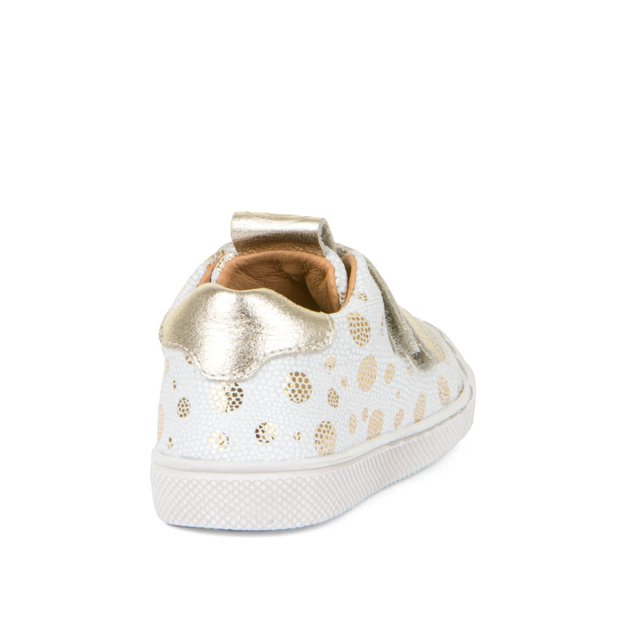 Froddo Boy's and Girl's Rosario Casual Shoes with Hoop and Loop Closure - Gold