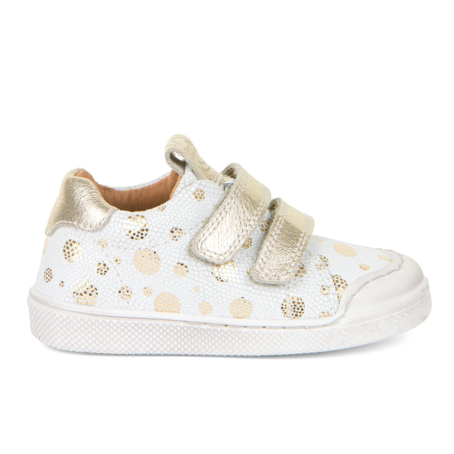 Froddo Boy's and Girl's Rosario Casual Shoes with Hoop and Loop Closure - Gold