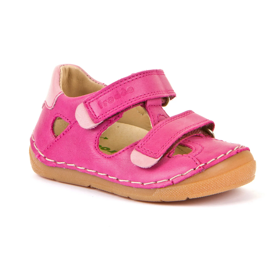 Froddo Boy's and Girl's Paix Double Sandals - Fuxia