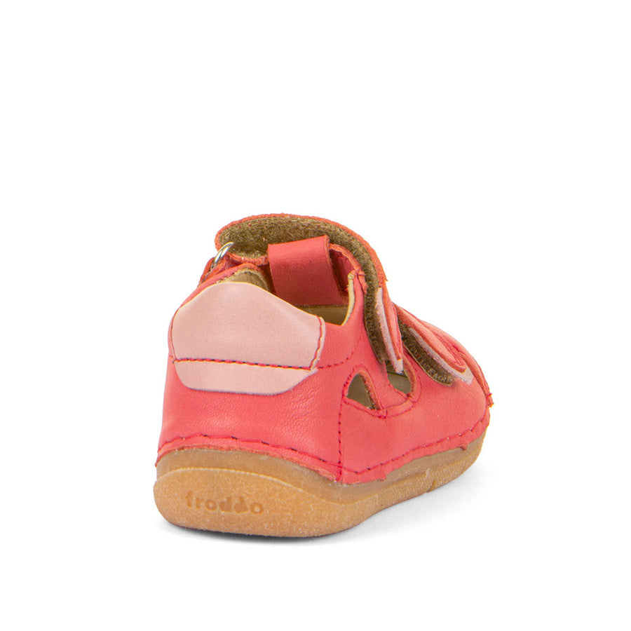 Froddo Girl's Paix Up Double Sandals - Coral