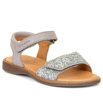 Froddo Girl's Lore Sparkle Sandals - Light Grey