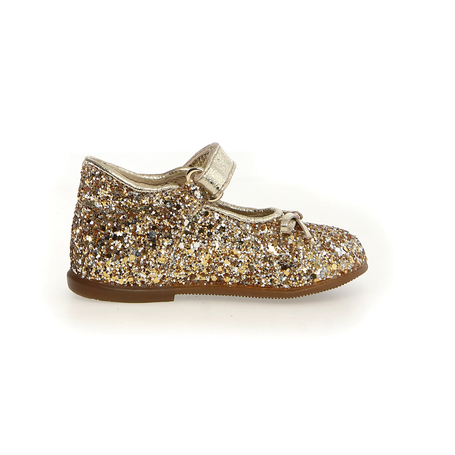 Naturino Ballet Girl's Flats - Platinum Silver