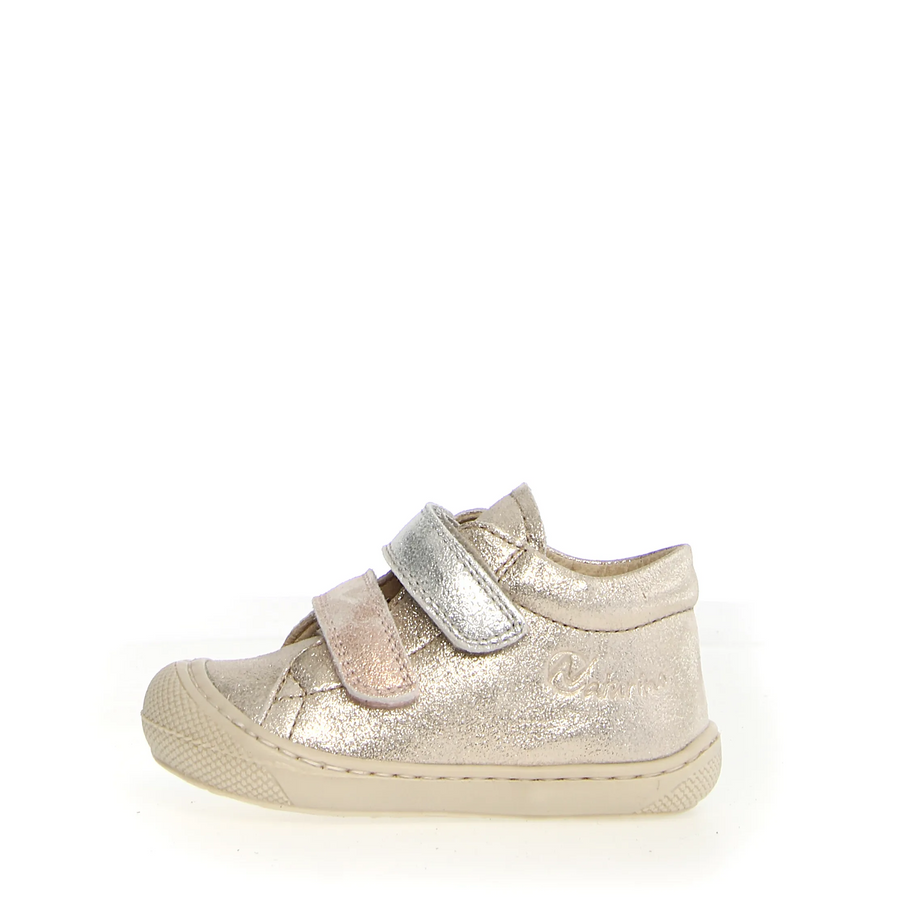 Naturino Corkel Vl Girl's Casual Shoes - Platinum/Cipria/Silver