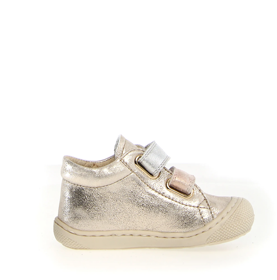 Naturino Corkel Vl Girl's Casual Shoes - Platinum/Cipria/Silver