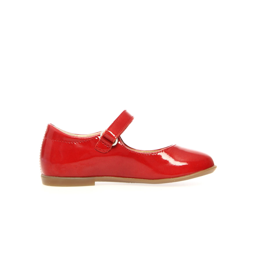 Naturino Girl's Darling Elastic Ballerina Shoes - Red