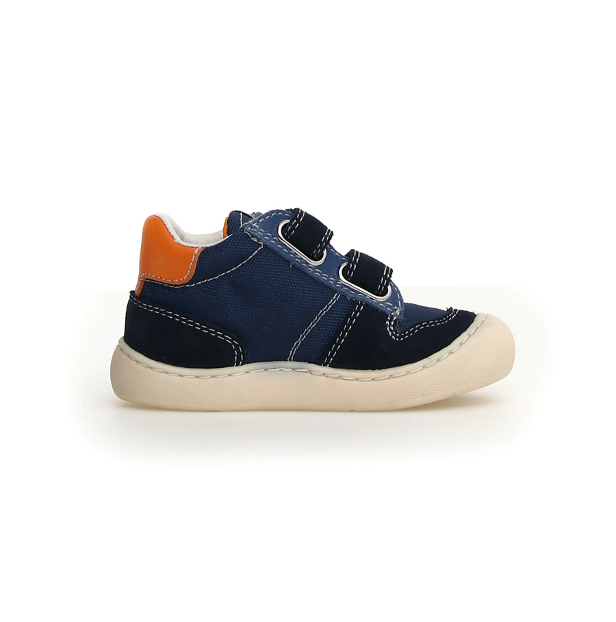 Naturino Finay Vl Boy's Casual Shoes - Navy/Azure/Orange