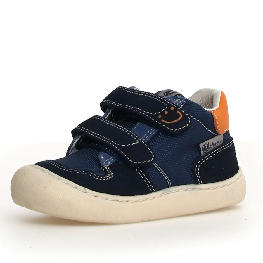 Naturino Finay Vl Boy's Casual Shoes - Navy/Azure/Orange