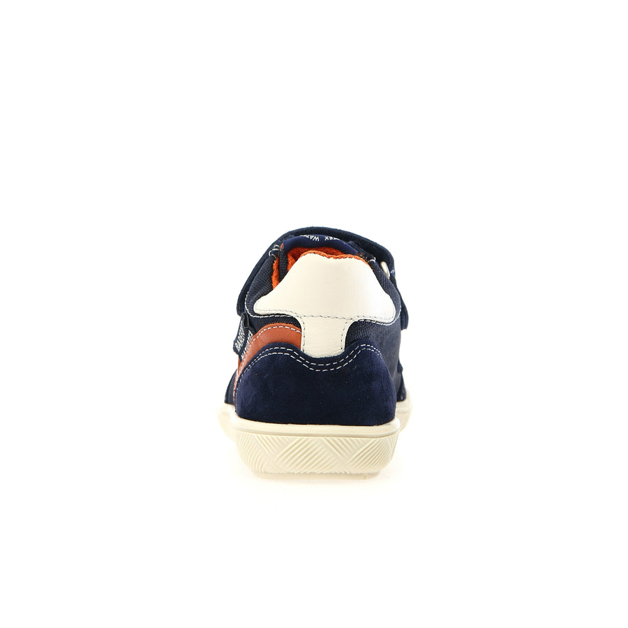 Naturino Boy's Kevis High Waterproof Casual Shoes - Navy/Milk/Dark Orange