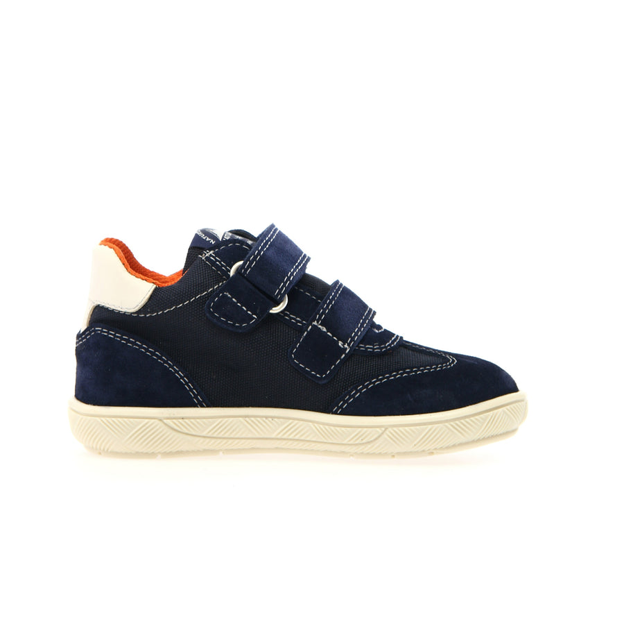 Naturino Boy's Kevis High Waterproof Casual Shoes - Navy/Milk/Dark Orange