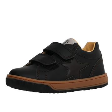 Naturino Minds Vl Boy's and Girl's Casual Shoes - Black/Dark Brown