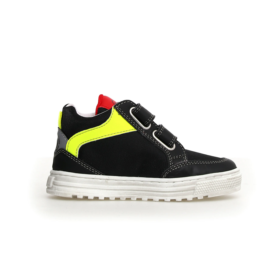 Naturino Mizar Vl Barefoot Boy's and Girl's Casual Shoes - Black/Yellow Fluo