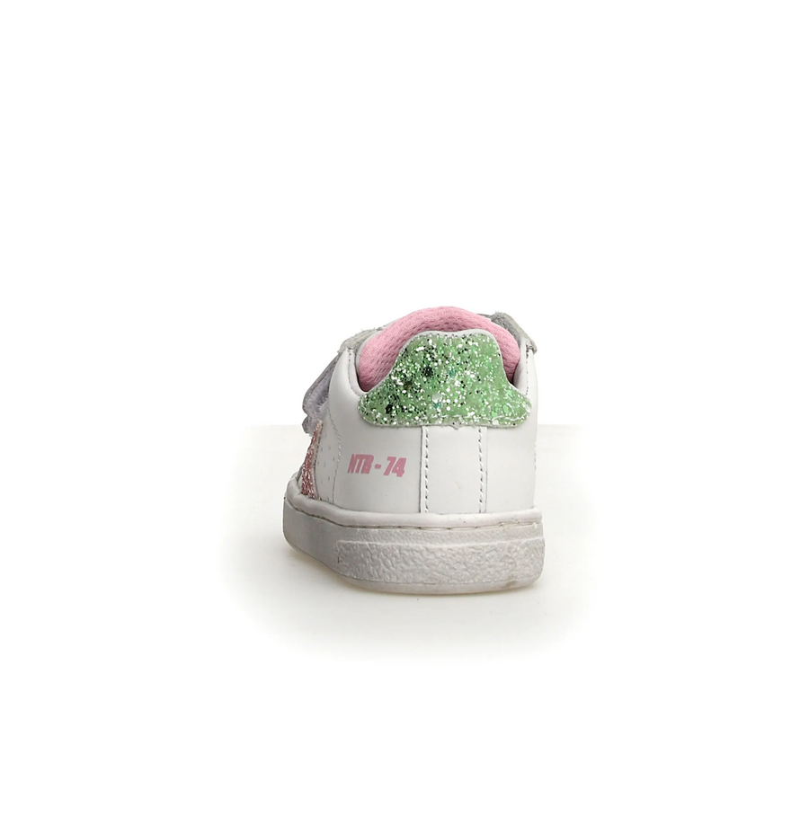 Naturino Pinn Vl Girl's Casual Shoes - White/Pink/Light Green