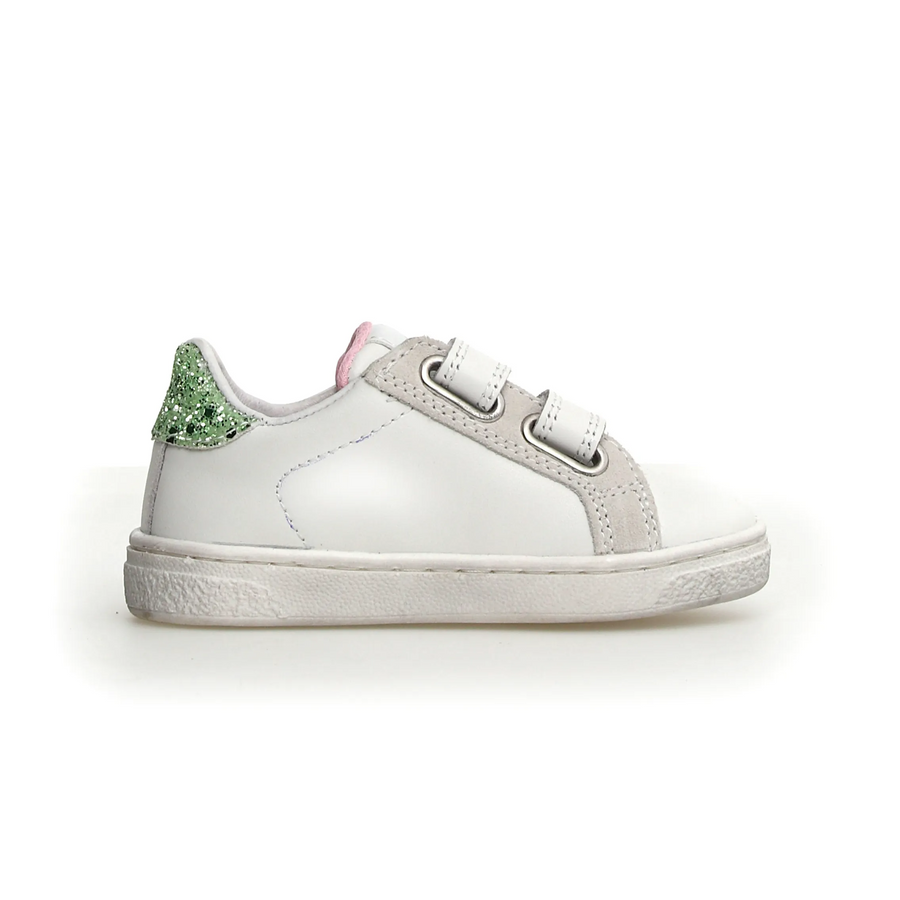 Naturino Pinn Vl Girl's Casual Shoes - White/Pink/Light Green