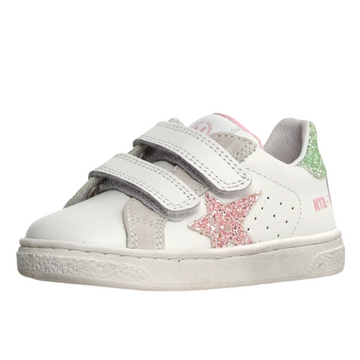 Naturino Pinn Vl Girl's Casual Shoes - White/Pink/Light Green