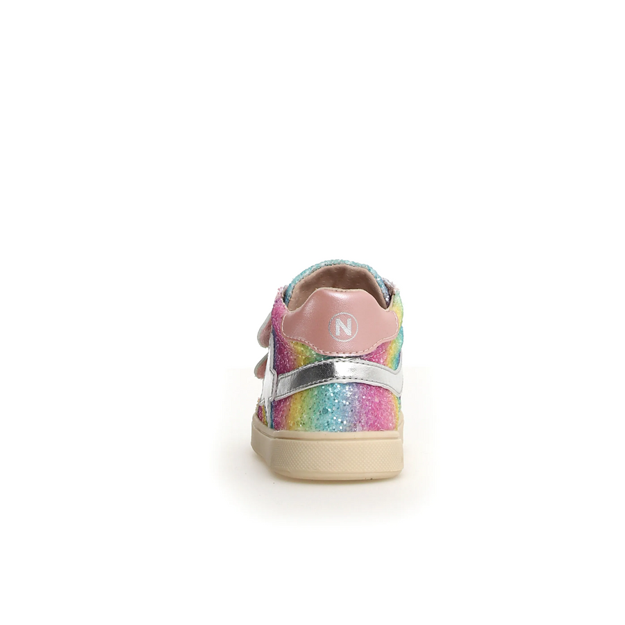 Naturino Girl's Singery Vl Casual Shoes - Pink/Silver/Multi