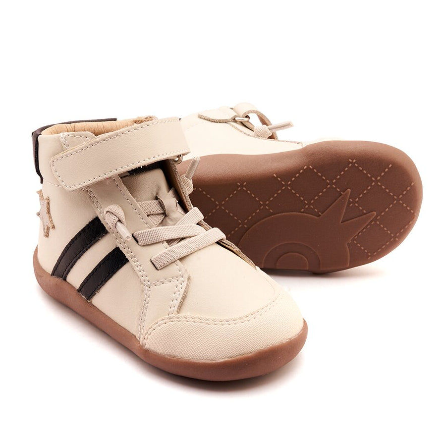 Old Soles Boy's and Girl's Boss Ground Casual Shoes - Sporco / Gris / Black