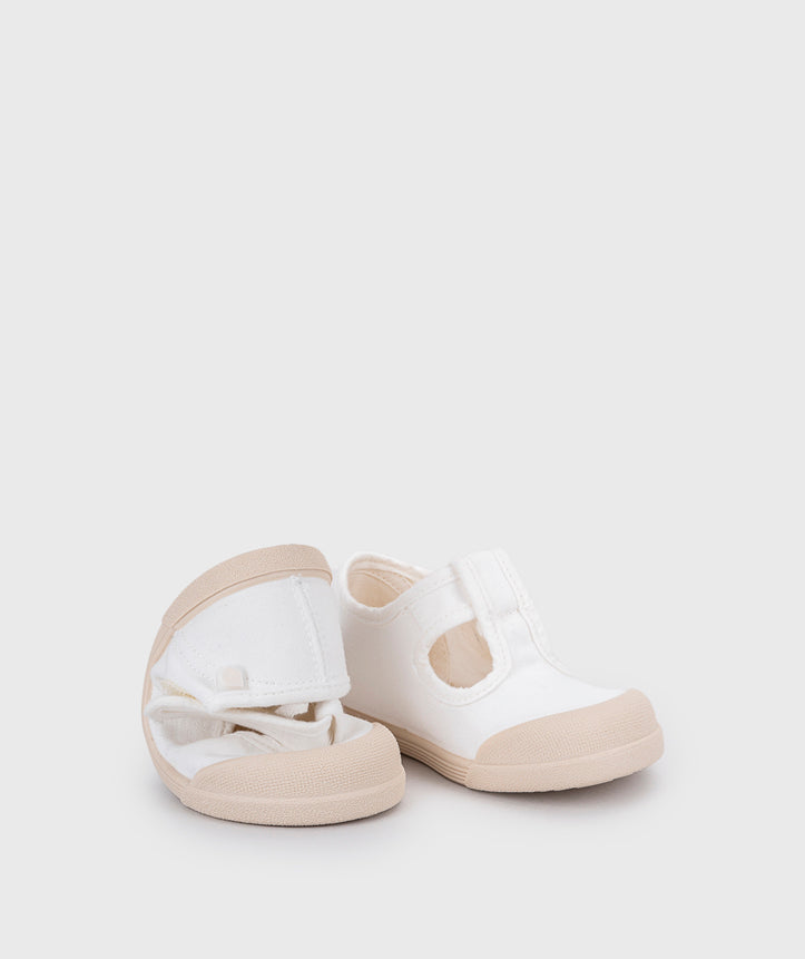 Igor Boy's And Girl's Lona Pepito Shoes - Blanco