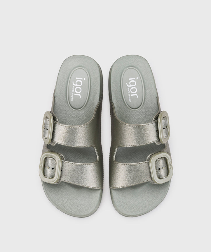 Igor Women's Habana Metal Sandals - Verde