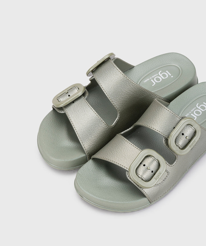 Igor Women's Habana Metal Sandals - Verde