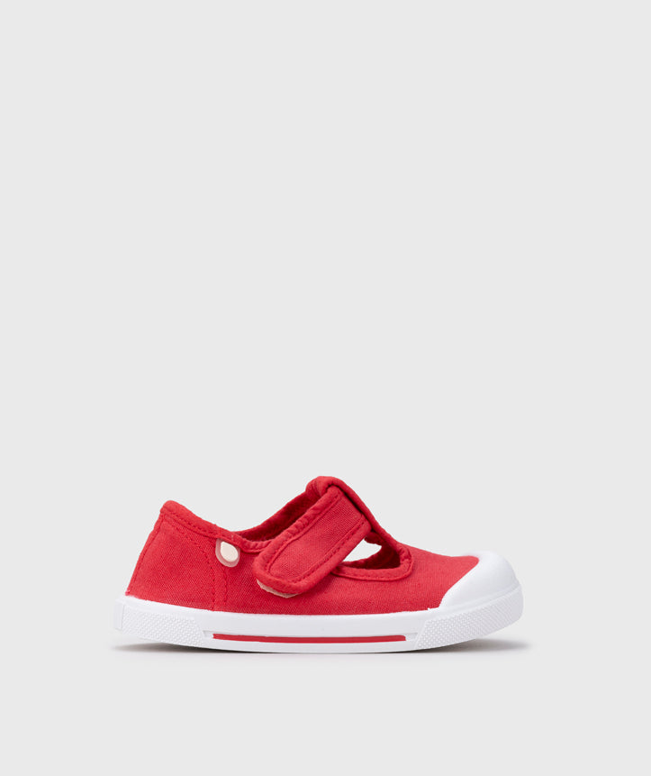 Igor Boy's And Girl's Barefoot Canvas Pepito Shoes - Rojo