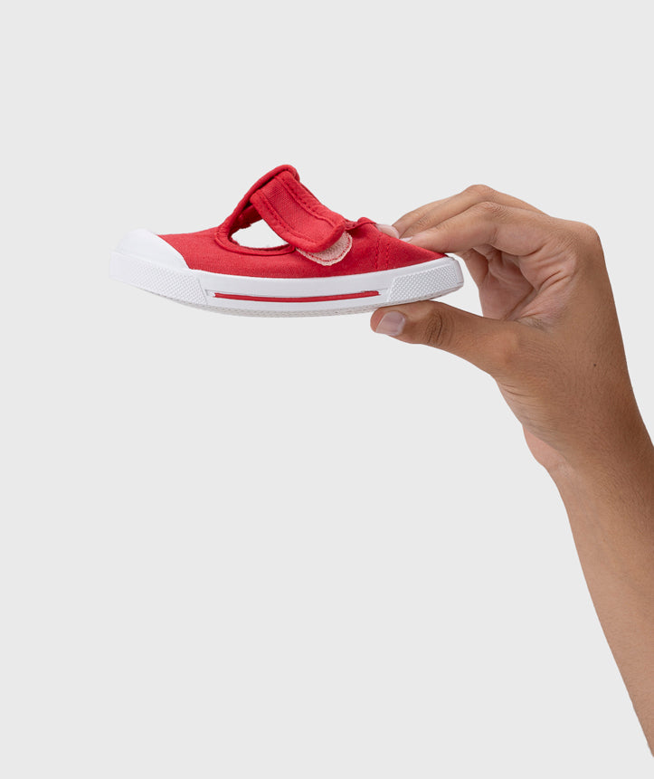 Igor Boy's And Girl's Barefoot Canvas Pepito Shoes - Rojo