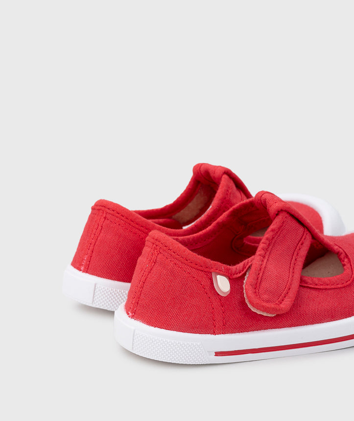Igor Boy's And Girl's Barefoot Canvas Pepito Shoes - Rojo