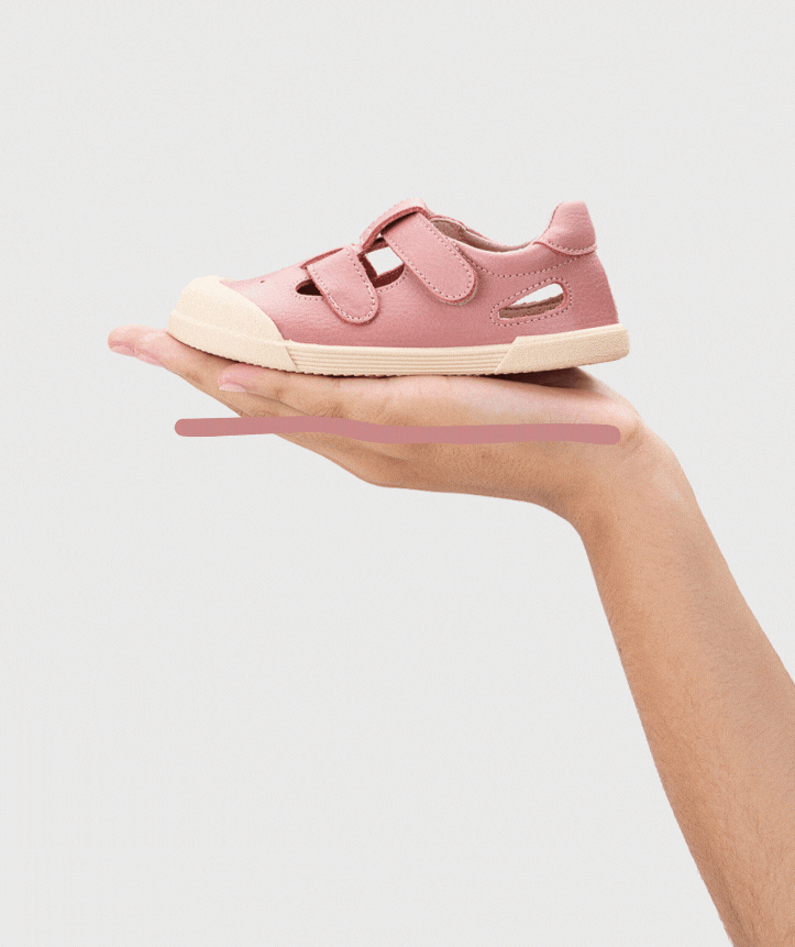Igor Girl's Sandalia Piel Shoes - Nuevo Rosa
