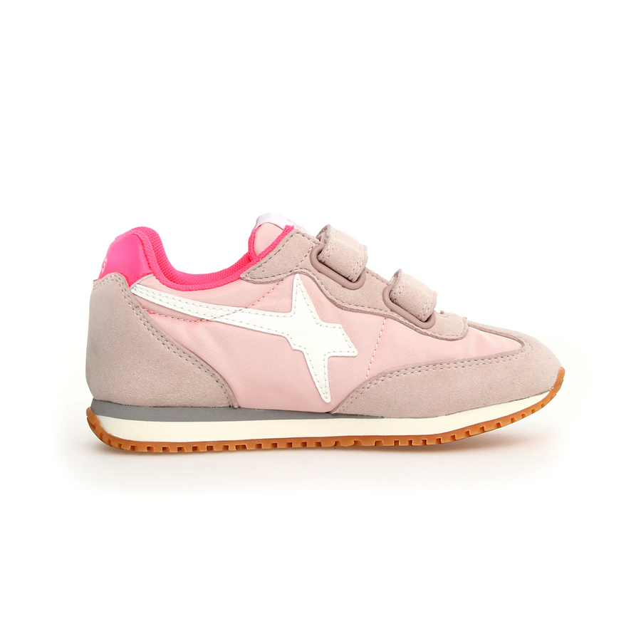 W6YZ Girl's Samoa Vl-J Casual Shoes - Cipria / White / Fuchsia Fluo