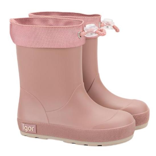 Igor Yogi Dk Cuello Rain Boots, Rosa