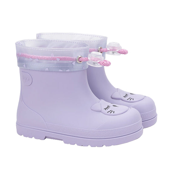 Igor Girl's Mendi Gato Rain Boots - Malva