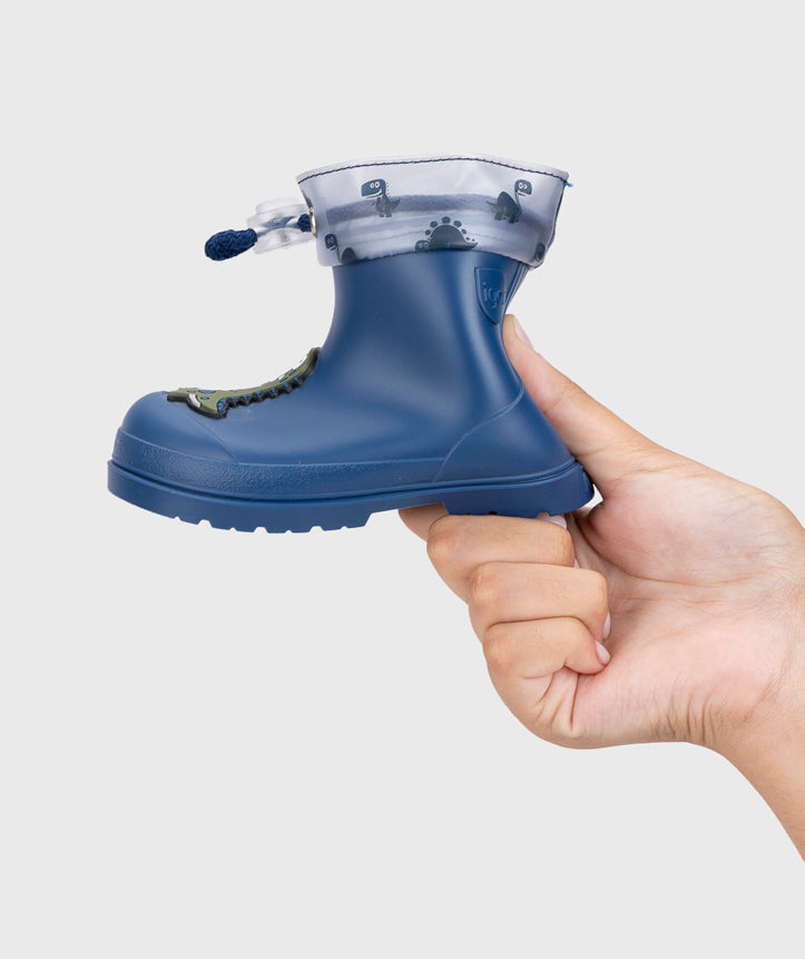 Igor Boy's and Girl's Mendi Dino Rain Boots - Jeans
