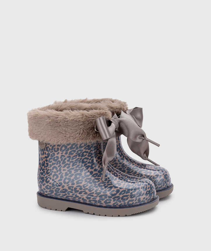 Igor Girl's Bimbi Leo Soft Rain Boots - Taupe