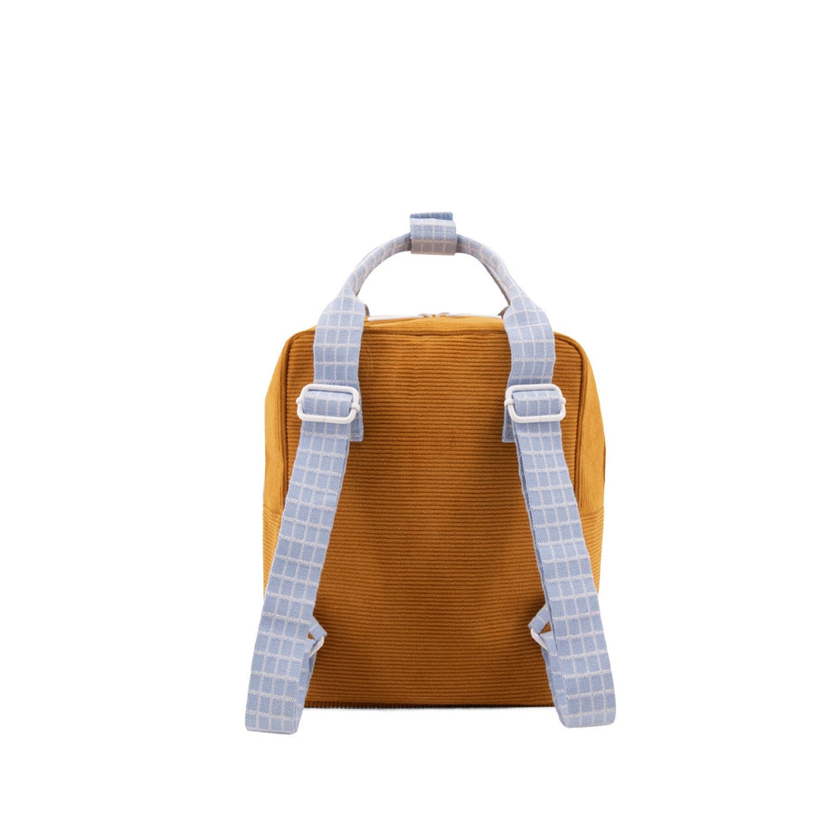 Sticky Lemon Farmhouse Corduroy Small Backpack, Homemade Honey