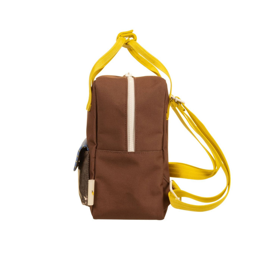 Sticky Lemon Better Together Collection Envelope Backpack, Small - Bronze Brown