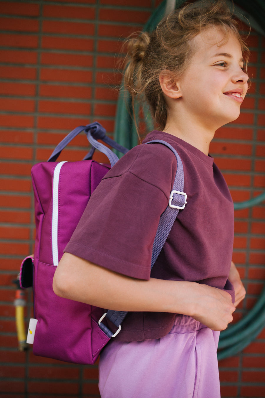 Sticky Lemon Better Together Collection Envelope Backpack, Large - Gymnastics Pink